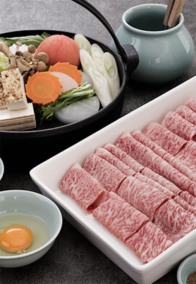 季節限定「すき焼き」コース
